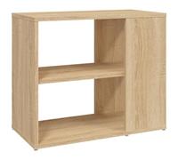 vidaXL Armario Auxiliar Aparador Muebles Mobiliario Salón Sala de Estar Estudio Dormitorio Estante de Pie Contrachapada Color Roble Sonoma 60x30x50cm