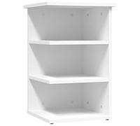 vidaXL Armario Auxiliar Aparador Muebles Mobiliario Salón Sala de Estar Estudio Dormitorio Estante de Pie de Madera Contrachapada Blanco 35x35x55 cm