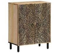 vidaXL Armario Auxiliar Madera Maciza de Mango 60x33x75 cm