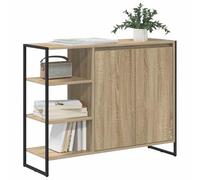 vidaXL Armario Auxiliar Sonoma 96.5 x 30 x 75 cm Madera contrachapada, Aparador Funcional, Mueble Rectangular, Ideal para Sala, soluciones Modernas Que ahorran Espacio