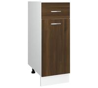 vidaXL Armario bajo Cocina “Lyon” Madera de ingeniería marrón