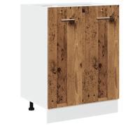 vidaXL Armario bajo Lyon Madera Vieja 60x46x81,5 cm Madera de ingeniería