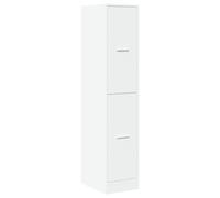 vidaXL Armario botiquín madera de ingeniería blanco 30x41x144,5 cm, armario de boticario, arcón de boticario, muebles de botica, armarios de boticario