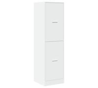 vidaXL Armario botiquín madera de ingeniería blanco 40x41x144,5 cm, armario de boticario, arcón de boticario, muebles de botica, armarios de boticario