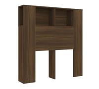Vidaxl armario cabecero marrón roble 100x18,5x104,5 cm