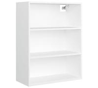 vidaXL Armario Colgante de Pared Caja Mueble Salón Decorativa Estantería Sala Entrada Almacenamiento Dormitorio Vitrina Cocina Blanco