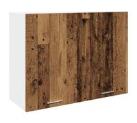 vidaXL Armario colgante Lyon – Madera vieja (madera de ingeniería) – 80 x 31 x 60 cm