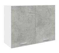vidaXL Armario colgante Lyon – Gris hormigón 80x31x60 cm – Madera de ingeniería