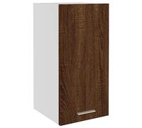 vidaXL Armario Colgante Madera ingeniería marrón Roble 29,5x31x60cm, Armario para Colgar, Armario Flotante, Armario de Pared para Cocina
