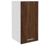 vidaXL Armario Colgante Madera ingeniería marrón Roble 29,5x31x60cm, Armario para Colgar, Armario Flotante, Armario de Pared para Cocina