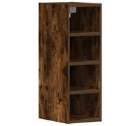 vidaXL Armario Colgante Madera ingeniería Roble Ahumado 20x29,5x60 cm, Armario de Cocina, Armario, Armario de Pared, Armario de Almacenamiento