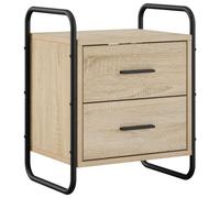 vidaXL Armario Colgante para la Mesa de Noche Roble Sonoma