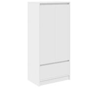 vidaXL Armario con cajón Blanco 55,5x34x119,5 cm Madera de ingeniería
