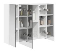 vidaXL Armario con Espejo de baño 60 x 14,5 x 50 cm, Baño, diseño Rectangular, Estilo Moderno con Almacenamiento eficiente, Ideal para Espacios pequeños y decoración contemporánea del hogar, 2023