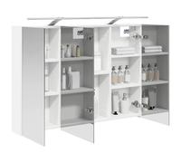 vidaXL Armario con Espejo de baño con Estante 100 x 14,5 x 70 cm