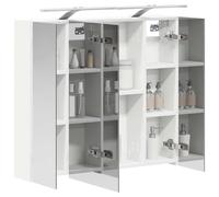 vidaXL Armario con Espejo de baño con Estante 80 x 14.5 x 70 cm