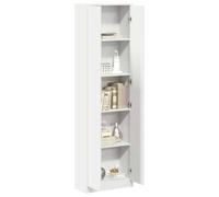 vidaXL Armario Blanco 55x25x189 cm de Madera Ingéniera