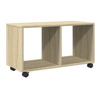 vidaXL Armario con ruedas madera de ingeniería Roble Sonoma 72×33×42,5 cm