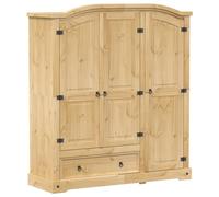 vidaXL Armario Corona Madera Maciza de Pino 151,5x52x170 cm, Armario ropero, Armario de Dormitorio, Armario Independiente, Armario de almacenaje