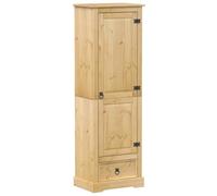 vidaXL Armario ropero Corona madera maciza de pino 55x38x170 cm