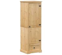 vidaXL Armario Corona Madera Maciza de Pino 55x50x170 cm, Armario ropero, Armario de Dormitorio, Armario Independiente, Armario almacenaje