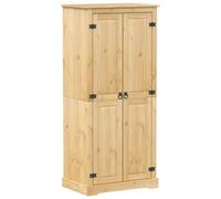 vidaXL Armario Corona Madera Maciza de Pino 76x50x170 cm, Armario ropero, Armario de Dormitorio, Armario Independiente, Armario de almacenaje