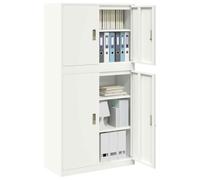 vidaXL Armario de Almacenamiento 2 uds. 90 x 40 x 175 cm Acero
