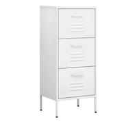 Vidaxl armario de almacenamiento acero blanco 42,5x35x101,5 cm
