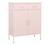 vidaXL Armario de Almacenamiento Acero Rosa 80x35x101,5 cm