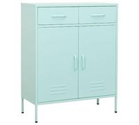 vidaXL Armario de Almacenamiento Acero Verde Mint 80x35x101,5 cm
