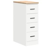 vidaXL Armario de Almacenamiento para Garaje Blanco 30x51x85 cm, Armario, Armario de Herramientas, Armario Base, Armario de Garaje