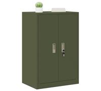 vidaXL Armario de Almacenamiento Verde Oliva 60 x 40 x 90 cm Acero, Gabinete de Oficina Moderno, Almacenamiento Seguro y Duradero, Organizador de Acero, Unidad Amplia y práctica