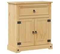 vidaXL Armario de baño Corona Madera maciza de pino 70x33x80 cm