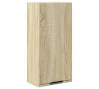 Armario de Pared de Baño vidaXL Color Roble Sonoma 32x20x67 cm, Mueble de Baño de Almacenamiento