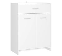 vidaXL Armario de baño Madera contrachapada Blanco 60x33x80 cm