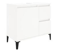 Vidaxl armario de baño madera contrachapada blanco 65x33x60 cm