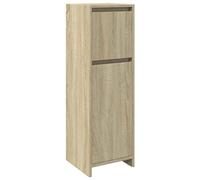vidaXL Armario de baño Madera contrachapada Color Roble 30x30x95 cm