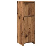 vidaXL Armario de baño Madera contrachapada Envejecida 30x30x95 cm, Mueble de baño, Armario botiquín, Armario de Aseo, gabinete de baño