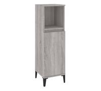 vidaXL Armario de baño Madera contrachapada Gris Sonoma 30x30x100 cm