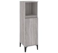 vidaXL Armario de baño Madera contrachapada Gris Sonoma 30x30x100 cm