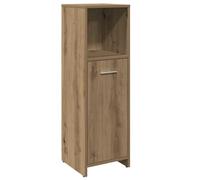 vidaXL Armario de baño Madera contrachapada Roble Artisan 30x30x95 cm