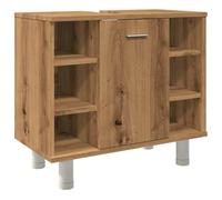 Vidaxl armario de baño madera contrachapada roble artisan 60x32x53,5cm