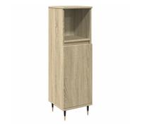 Vidaxl armario de baño madera contrachapada roble sonoma 30x30x100 cm