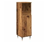Vidaxl armario de baño madera de ingeniería envejecida 30x30x100 cm