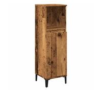 Vidaxl armario de baño madera de ingeniería envejecida 30x30x100 cm
