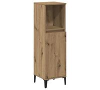 vidaXL Armario de baño Madera de ingeniería Roble Artisan 30x30x100 cm