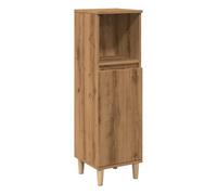 Vidaxl armario de baño madera de ingeniería roble artisan 30x30x100 cm