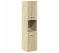 vidaXL Armario de baño Madera ingeniería Roble Sonoma 30x30x130 cm