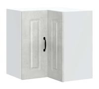 vidaXL Armario de Cocina de Esquina de Pared Kalmar Gris hormigón