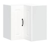 vidaXL Armario Cocina Esquina de Pared Kalmar Madera ingeniería Blanca